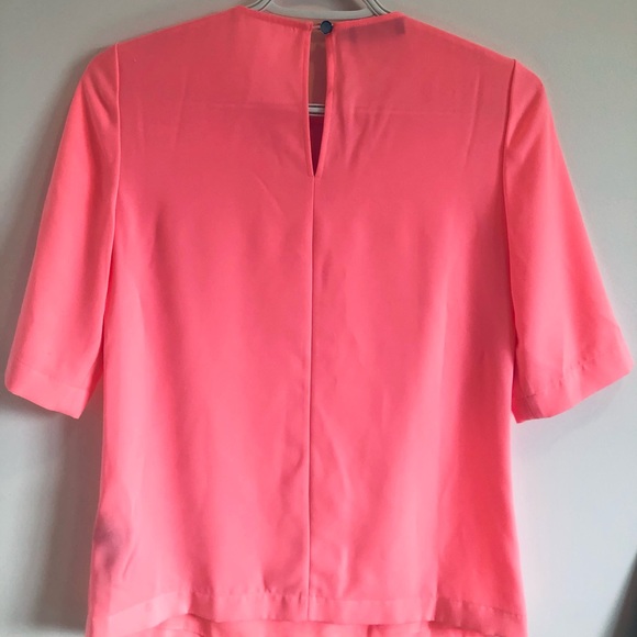 Ted Baker Meleni Embellished Top in Coral - Size 0 - Picture 4 of 9